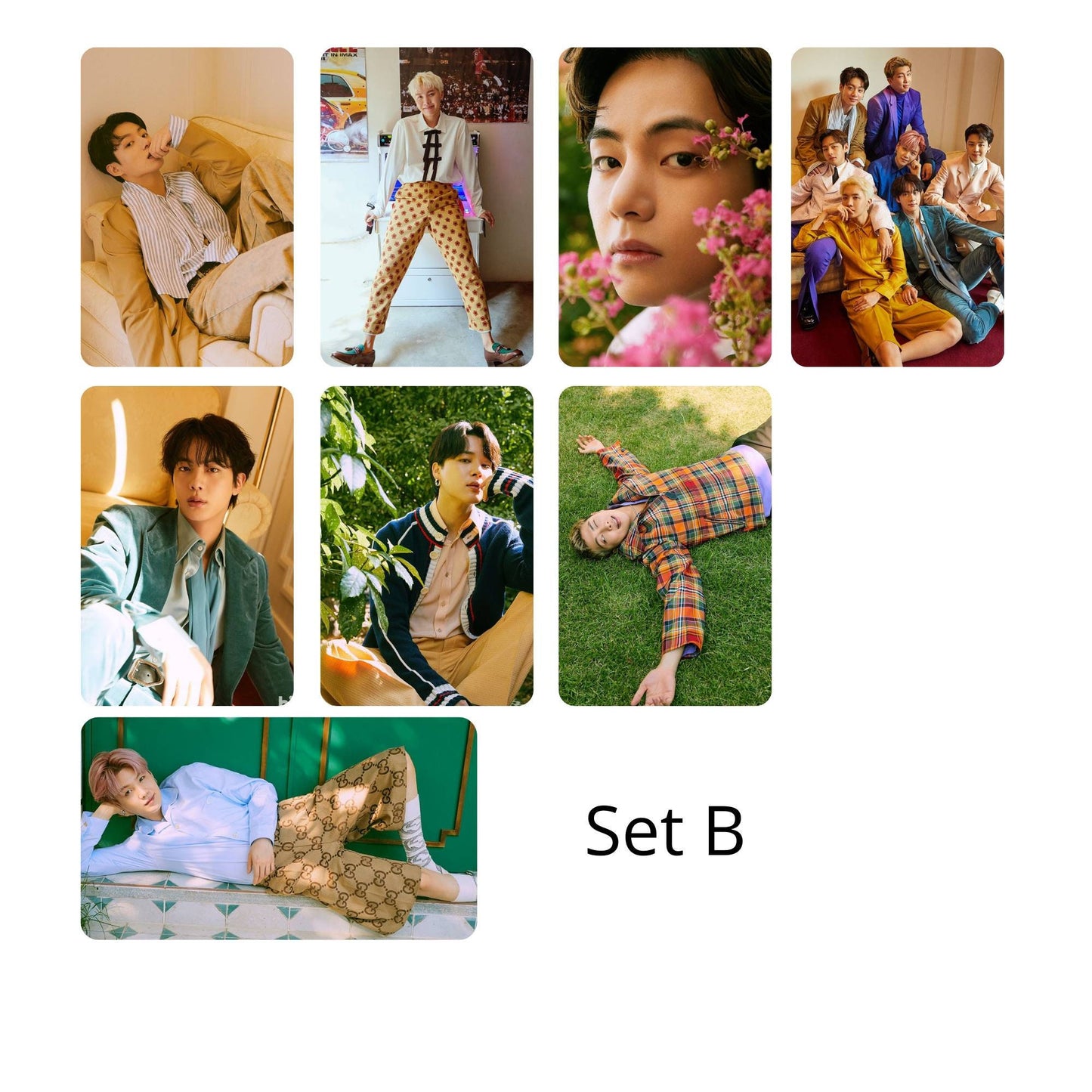 BTS x Billboard 2021 Photocards