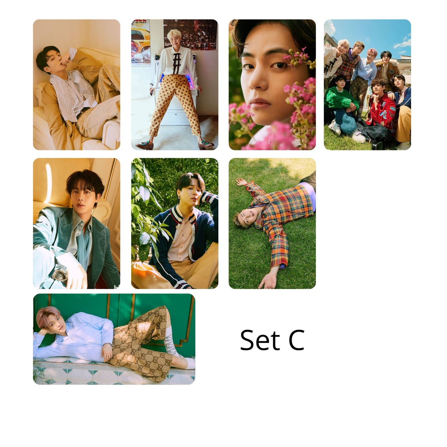 BTS x Billboard 2021 Photocards