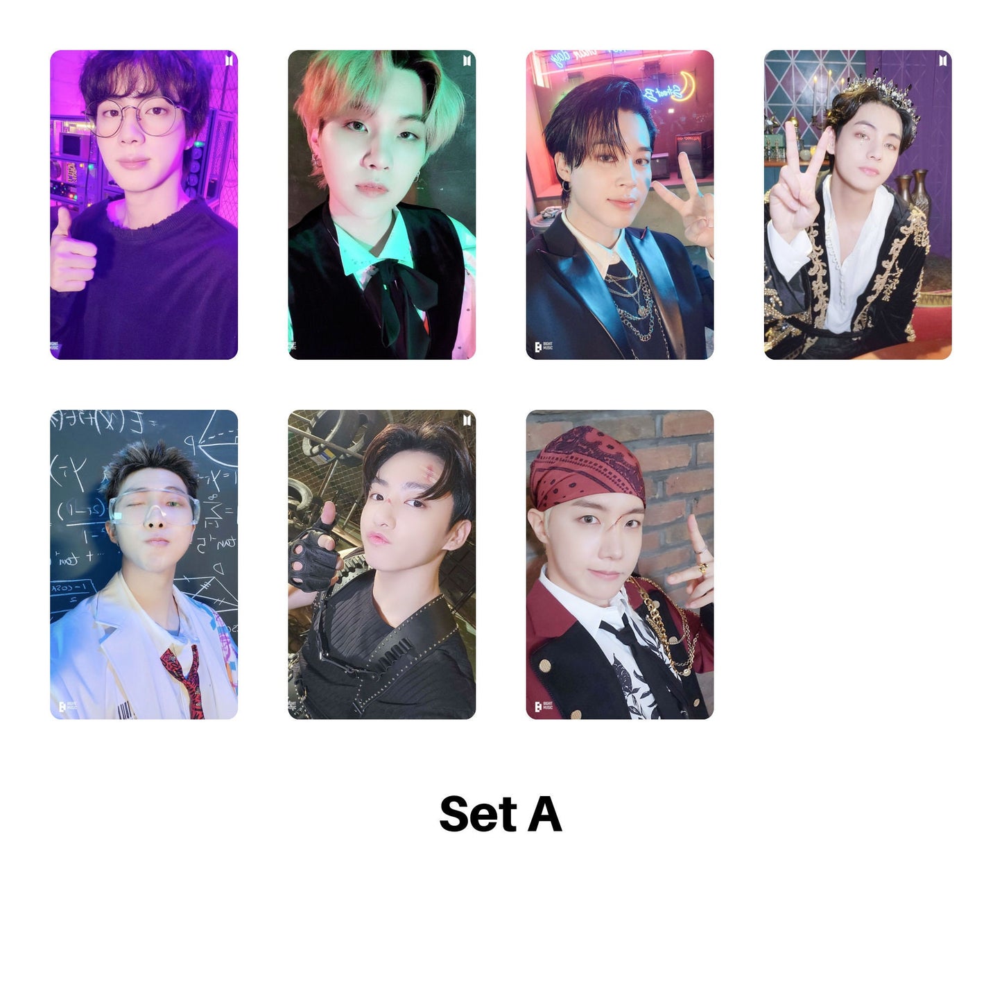 BTS x Naver 2022 Season's Greetings Photocards and Selcas