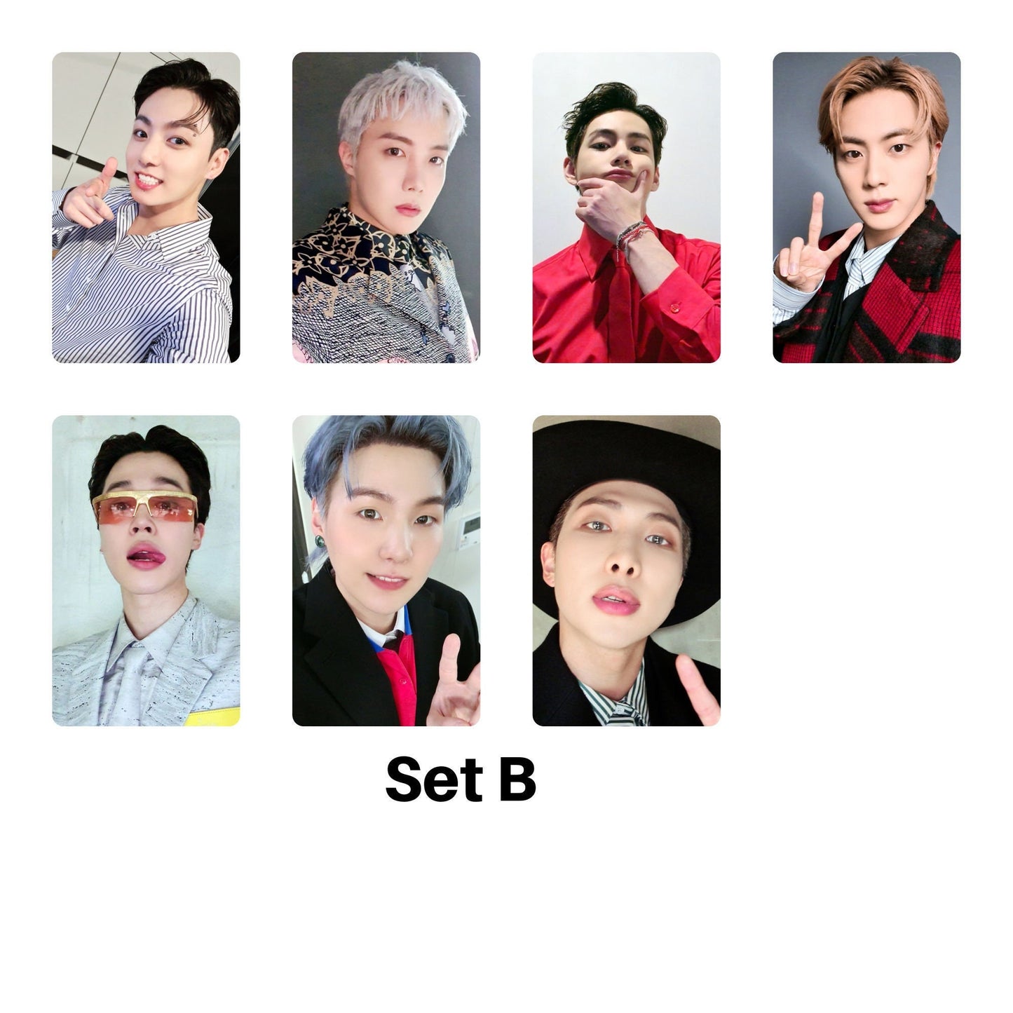 BTS Photocards Esquire and lv 2021