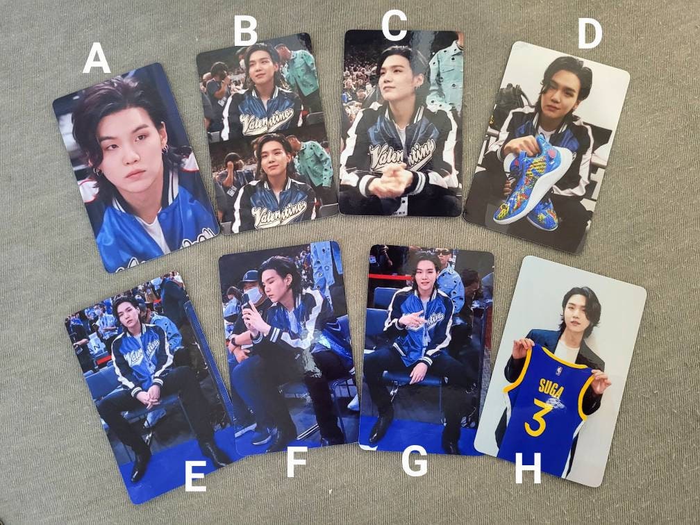 BTS Suga Yoongi Photocards