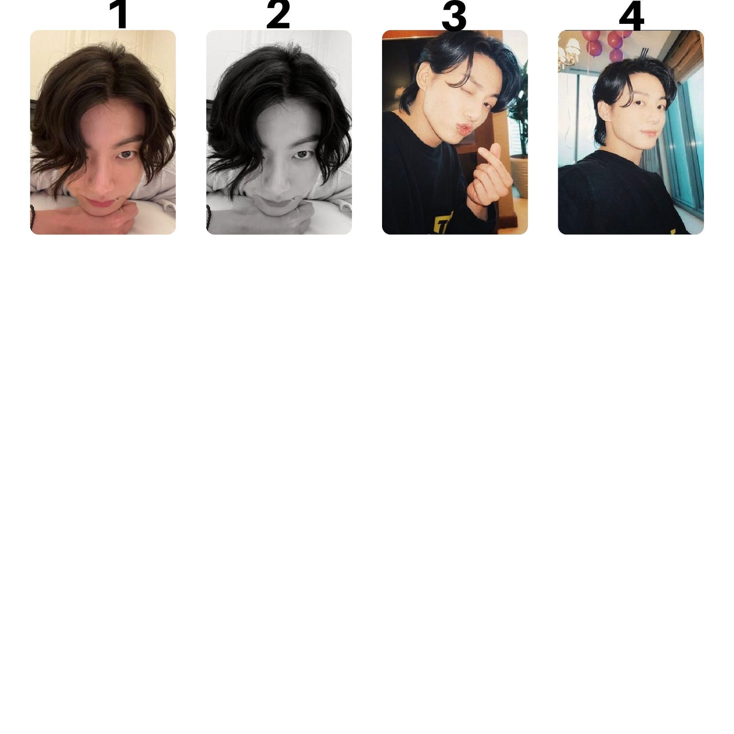 BTS Jungkook Photocards Selca