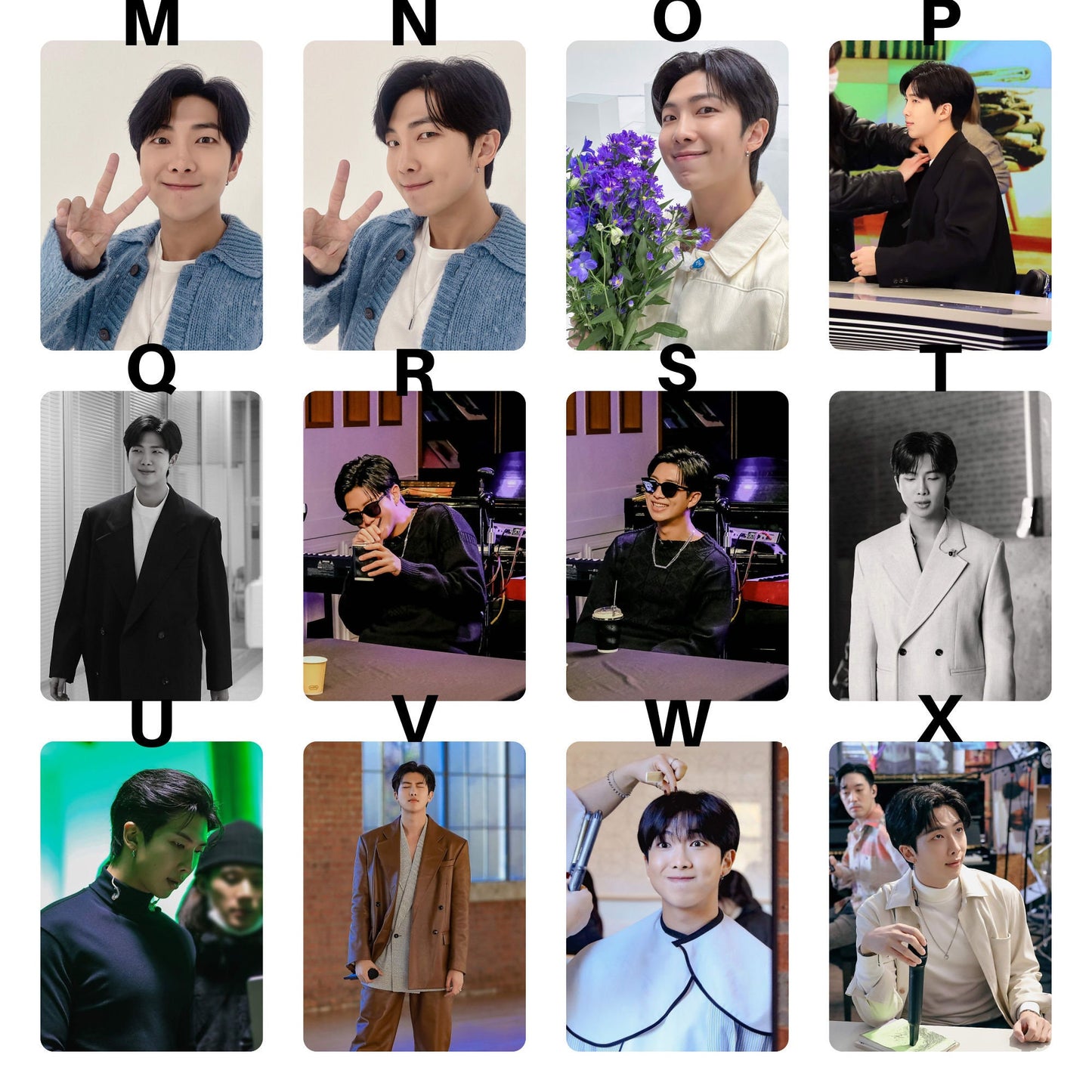 BTS RM Indigo Photocards - Naver