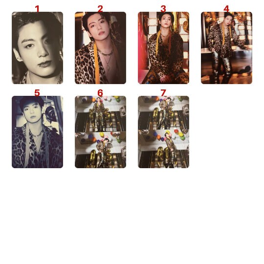BTS Photocard Merch Box 8 Sets
