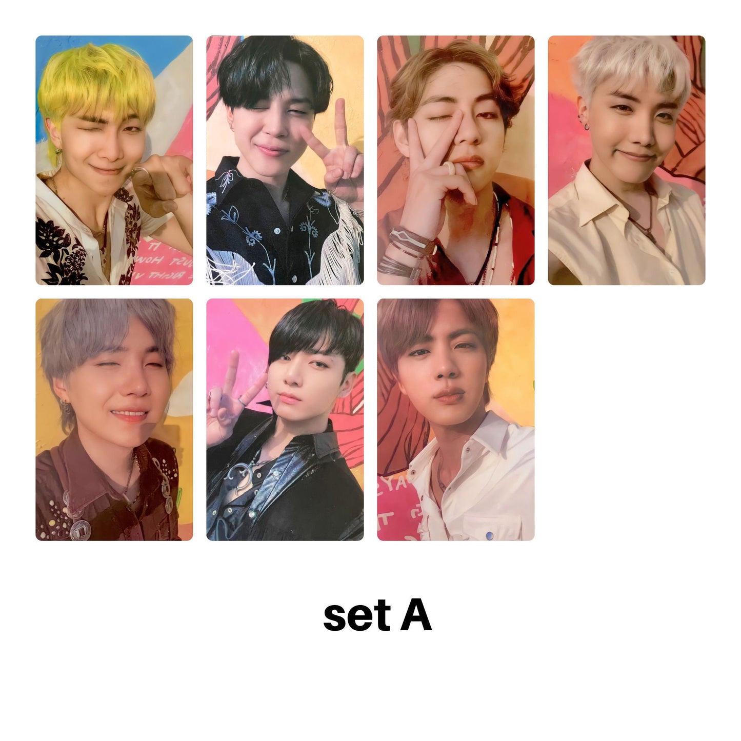 BTS Butter Lucky Draw Photocard Sets