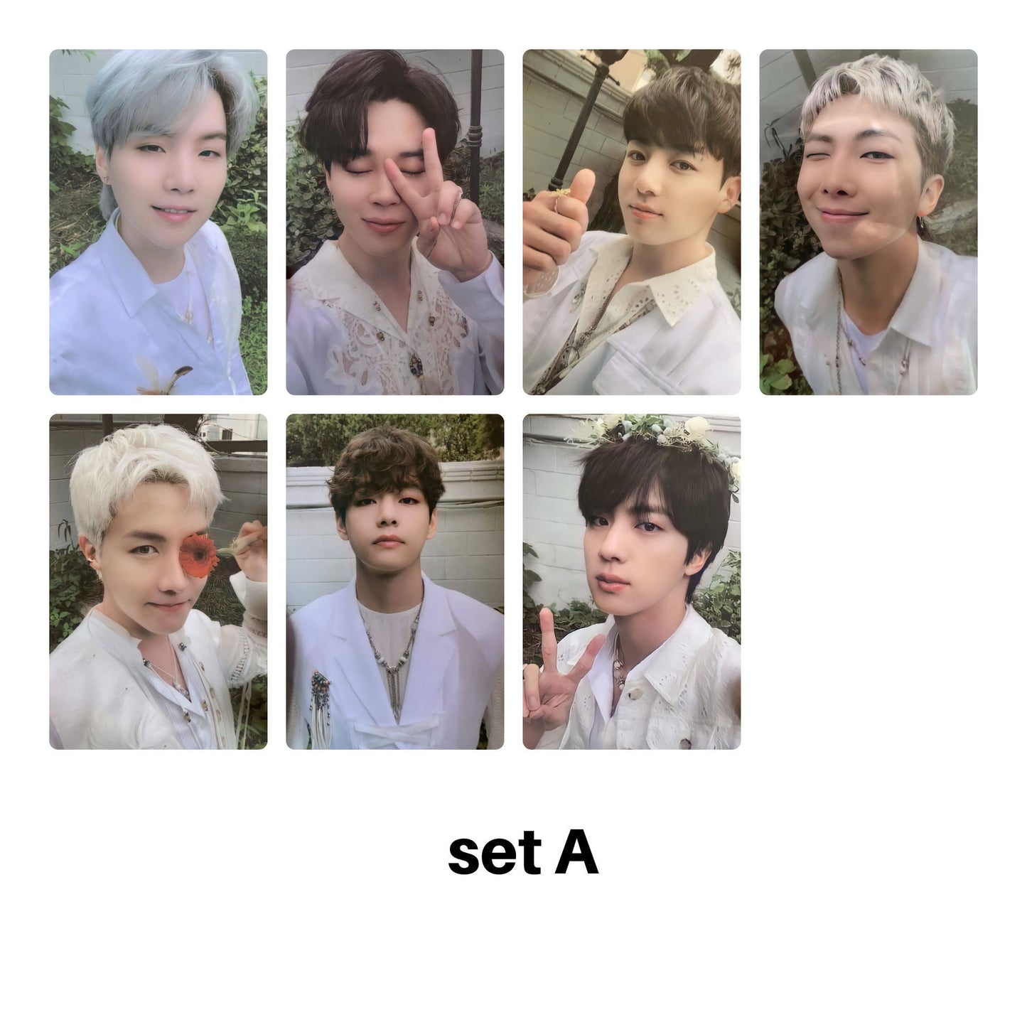 BTS Butter Lucky Draw and Cardigan Photocards