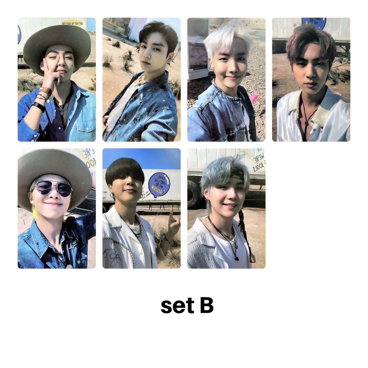 BTS Butter Lucky Draw and Cardigan Photocards