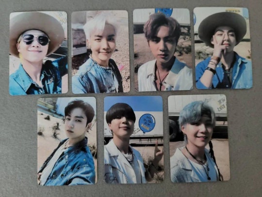 BTS Butter Lucky Draw and Cardigan Photocards