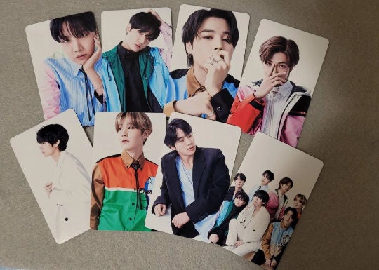 BTS Photocard Sets Japan Fashion Magazine