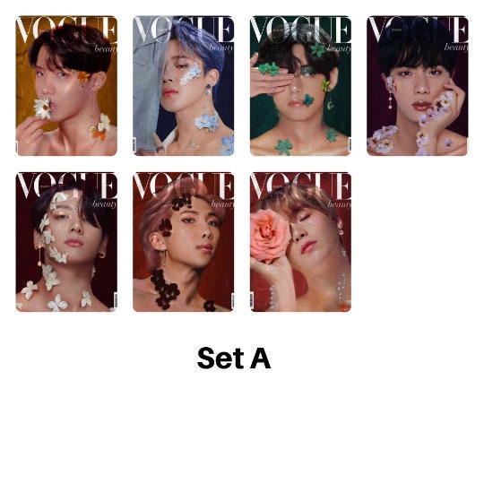 BTS Photocard Sets Japan Fashion Magazine