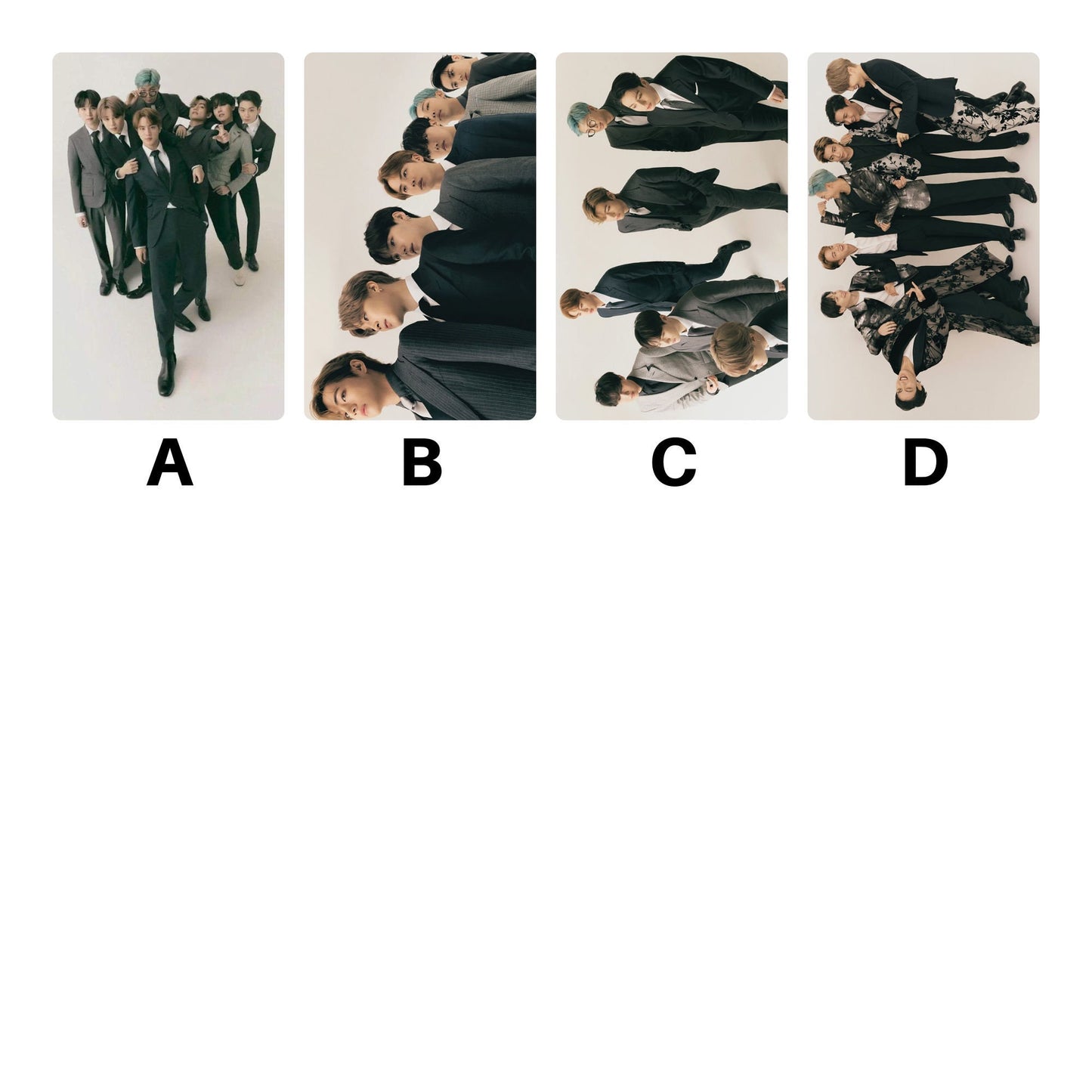 BTS Variety Magazine Photocard Set