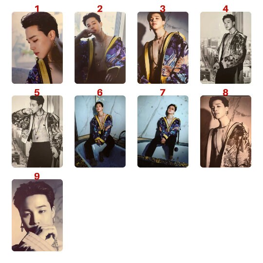 BTS Photocard Merch Box 8 Sets