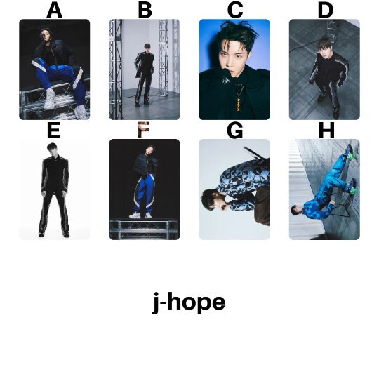 BTS Photocard Fashion Magazine
