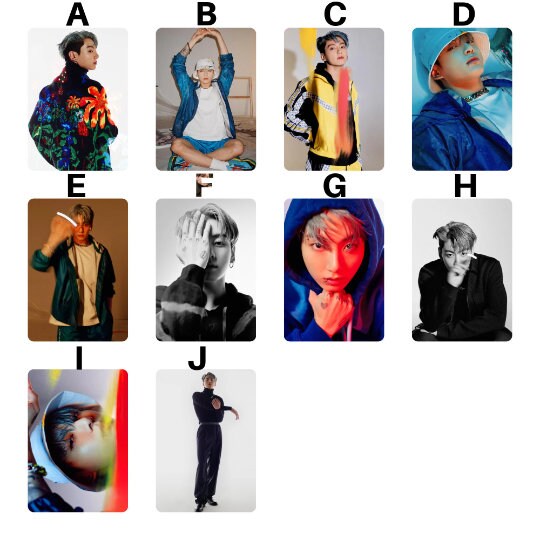 BTS Photocard Fashion Magazine