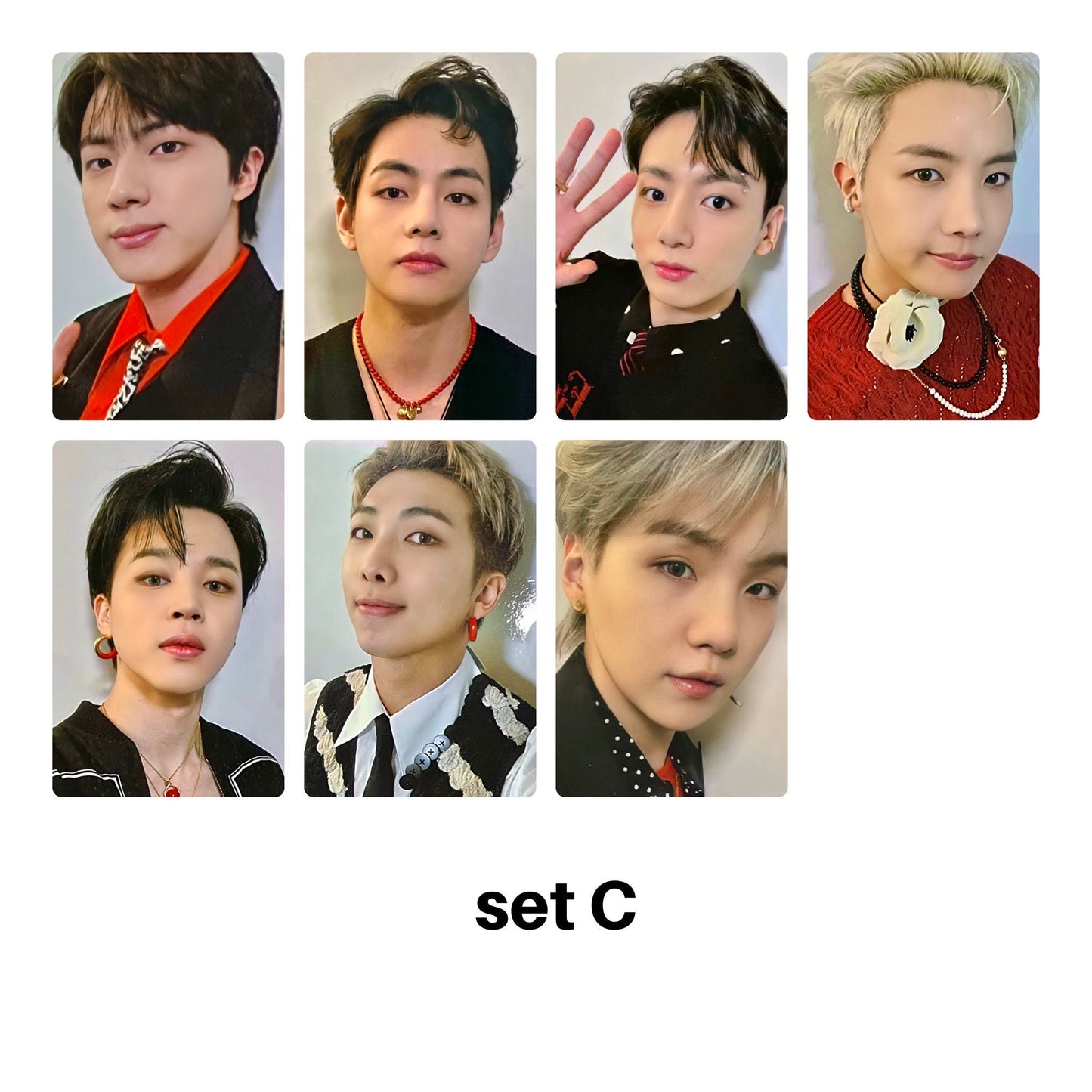 BTS Butter Lucky Draw Photocard Sets