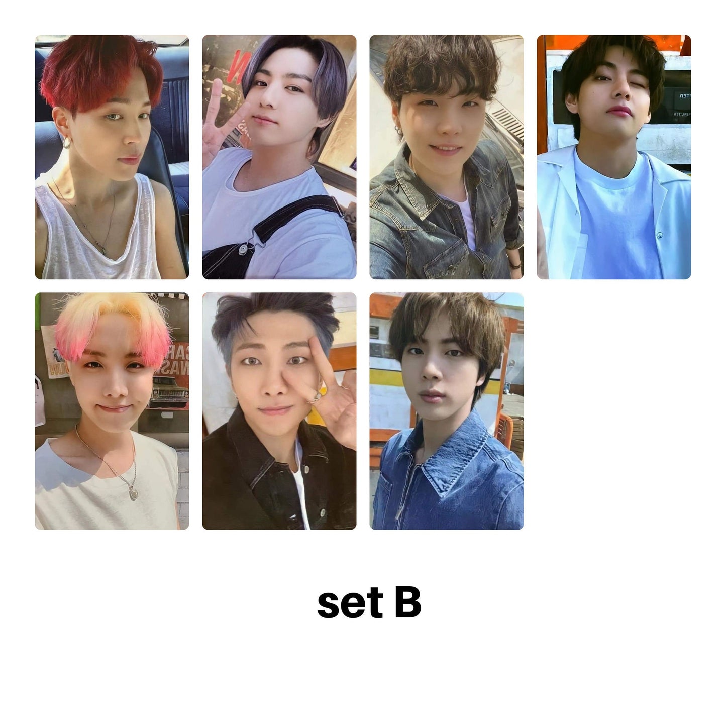 BTS Butter Lucky Draw Photocard Sets