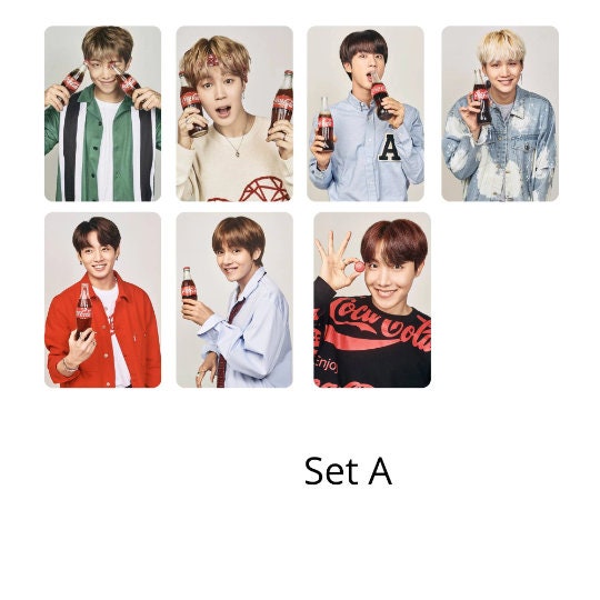 BTS Coca Cola Photocards