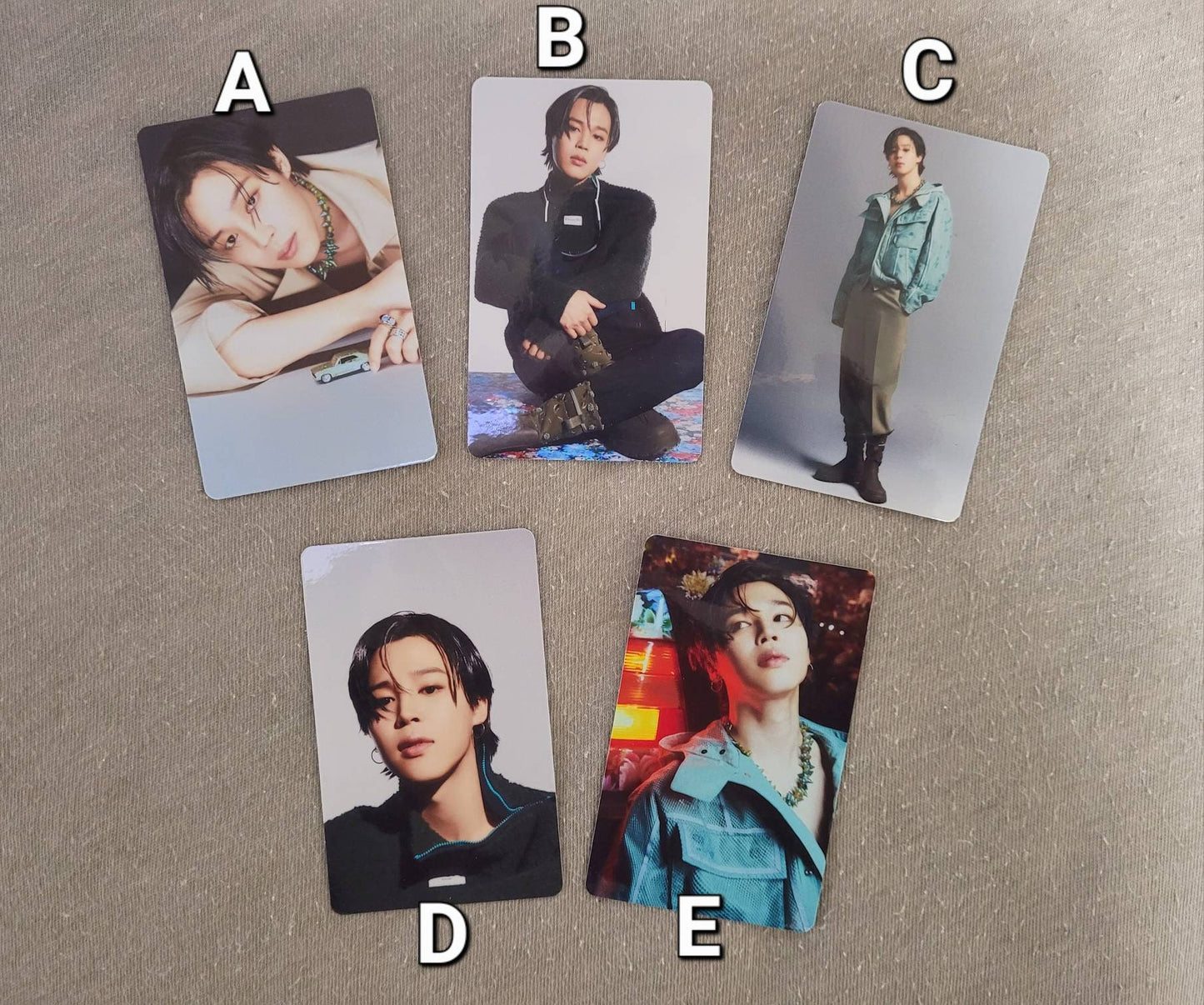 BTS Jimin Fashion Photocards