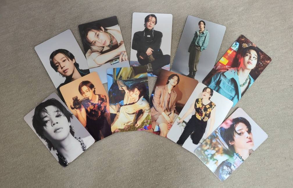 BTS Jimin Fashion Photocards