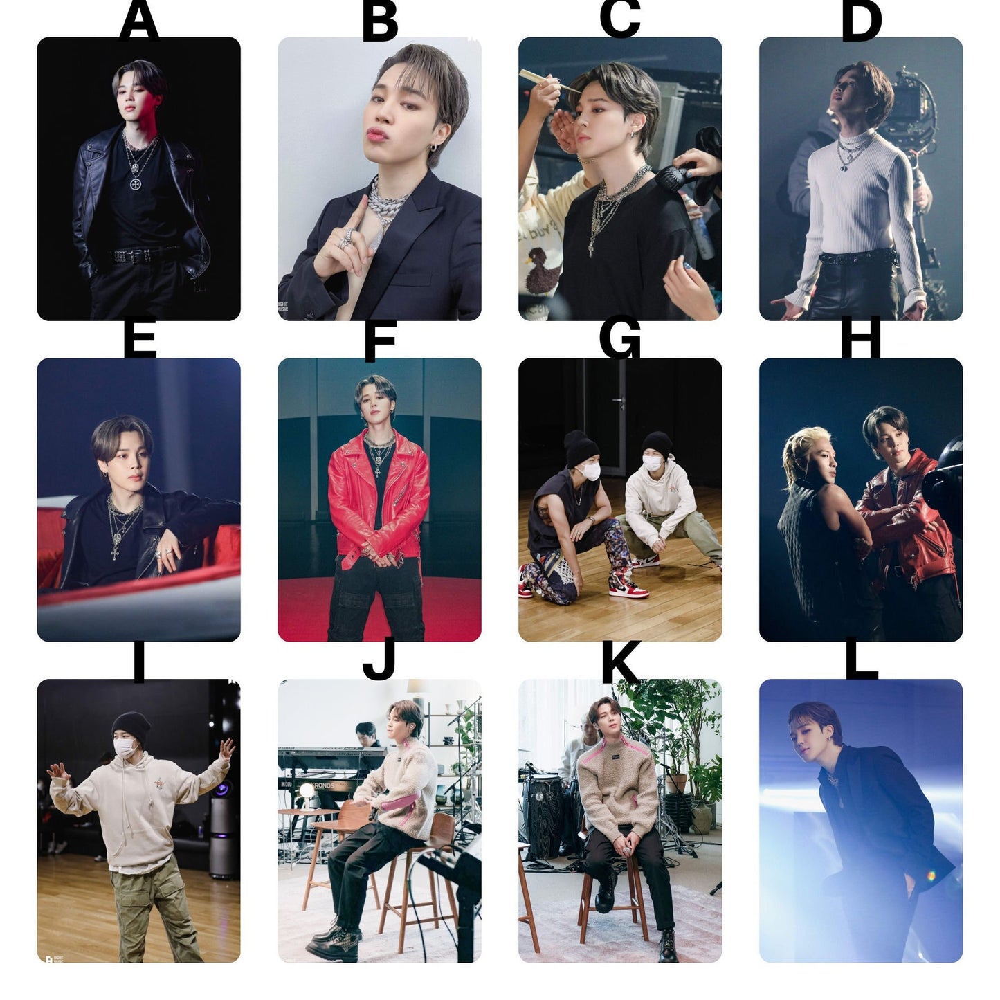 BTS Jimin Photocards Vibe