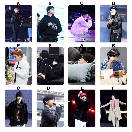 BTS Photocards Permission to Dance on Stage