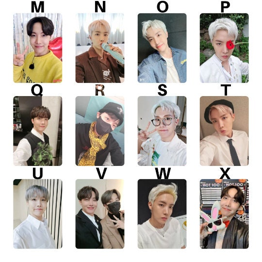 BTS J-Hope Selca Photocards