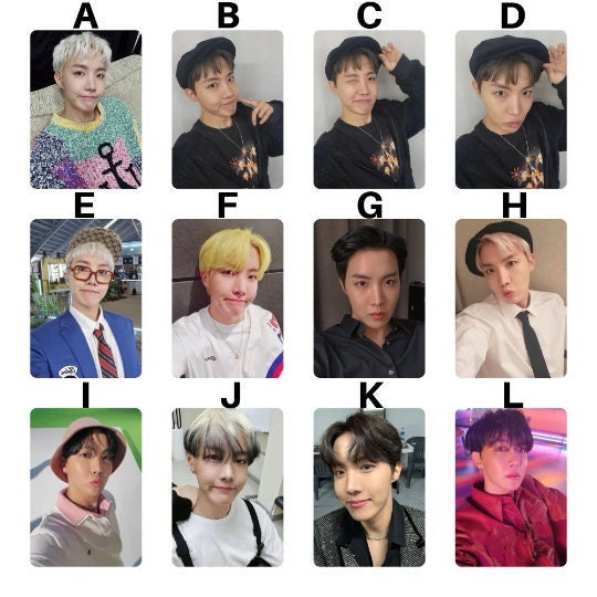 BTS J-Hope Selca Photocards