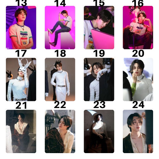 BTS Me Myself Jimin Chaos Photocard Sets