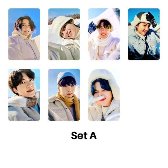 BTS Winter Package photocard Sets