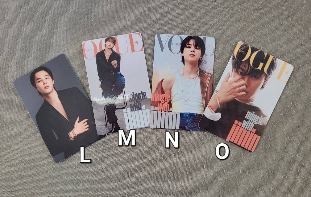 BTS Jimin Fashion Photocards