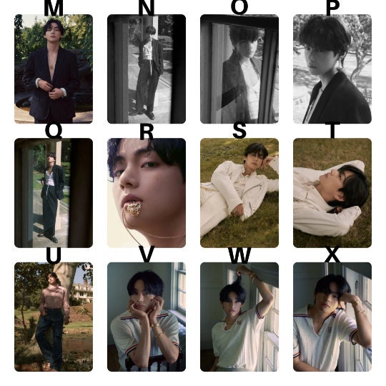 BTS V Fashion Magazine Korea Photocards