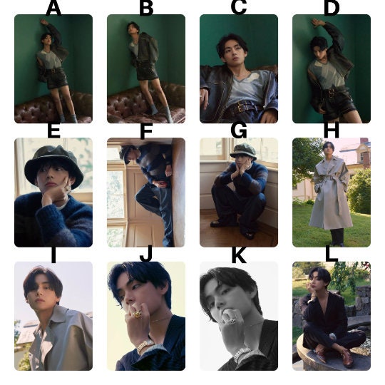BTS V Fashion Magazine Korea Photocards