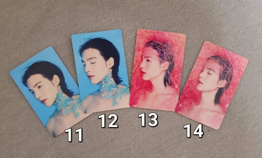 BTS Photocards Suga Yoongi Live