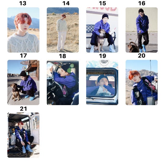 BTS Me Myself Suga Wholly or Whole Me Photocards
