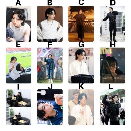 BTS Jungkook Dreamers World Cup Photocards