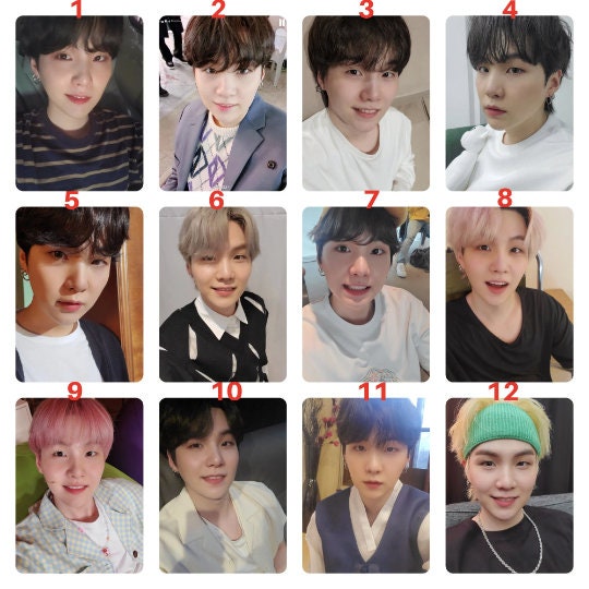 BTS Photocards Suga Selca Sets