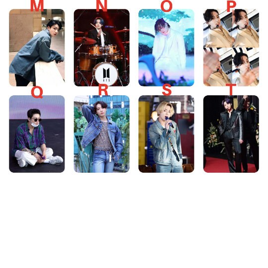 BTS Jungkook Photocard Sets