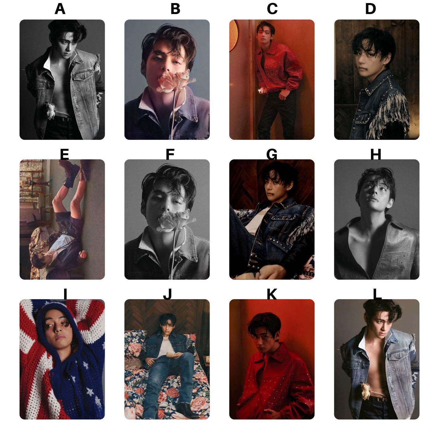 BTS Photocards Taehyung V Korea Magazine