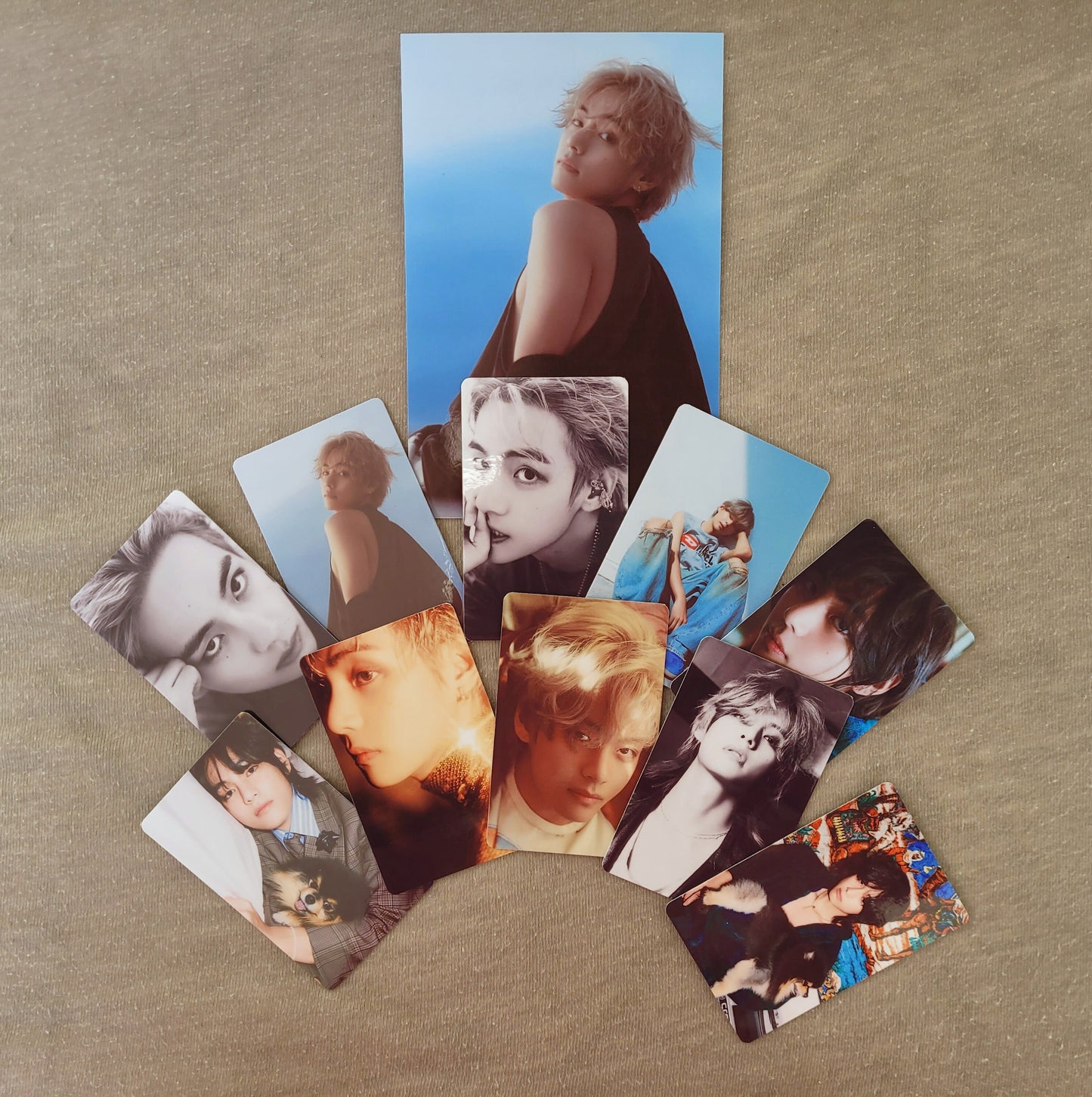 BTS V Layover Photocard and Postcard Set
