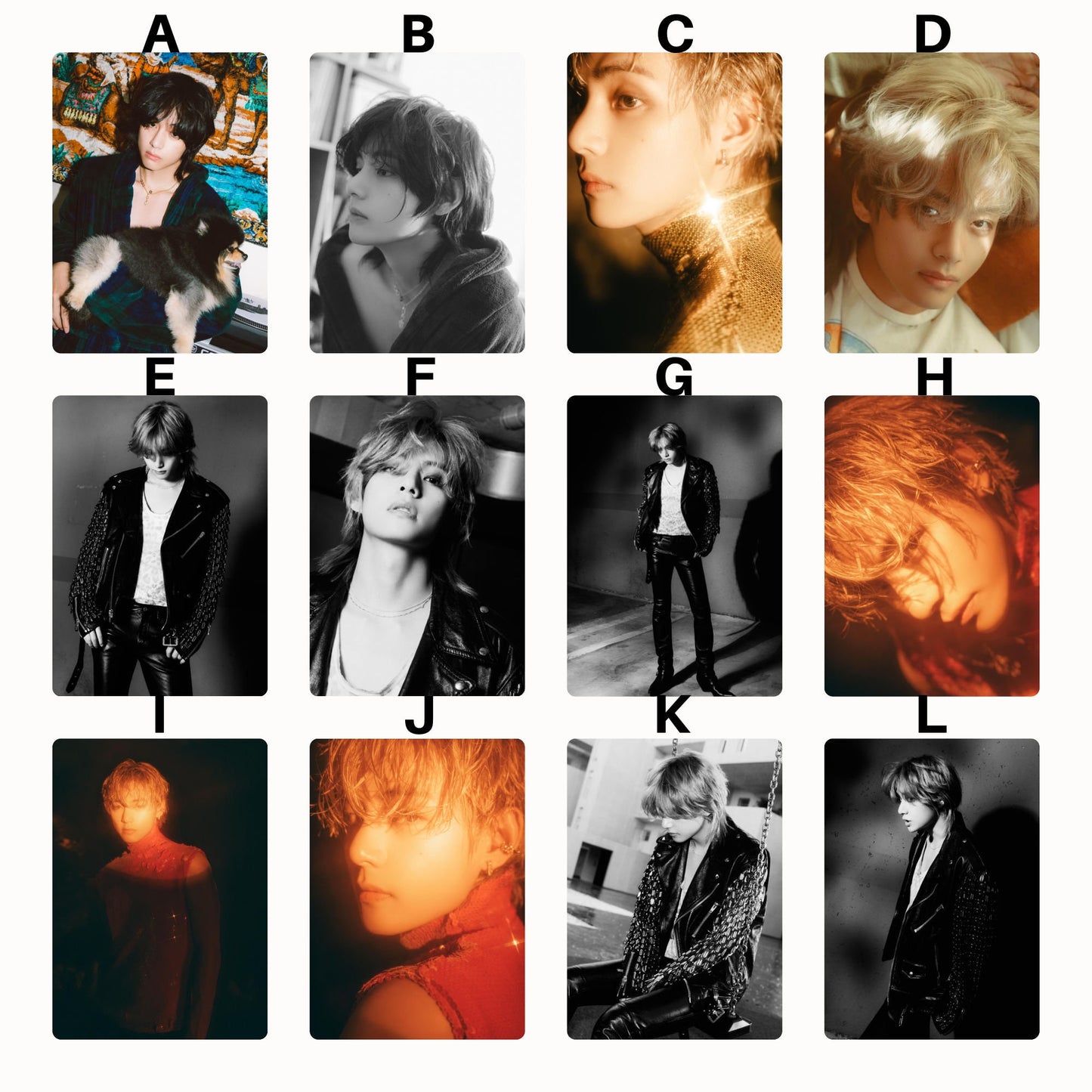BTS V Layover Version 3 Photocards Set