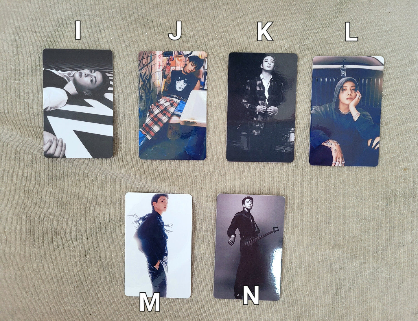 BTS Jungkook Fashion Korea Photocards