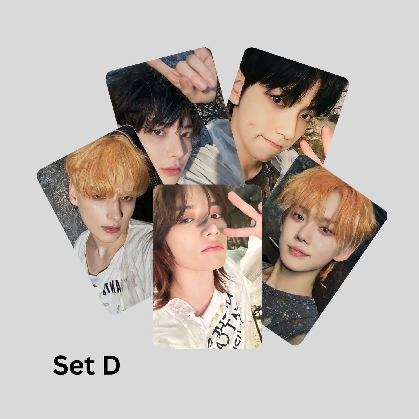 TXT Freefall Photocards Versions