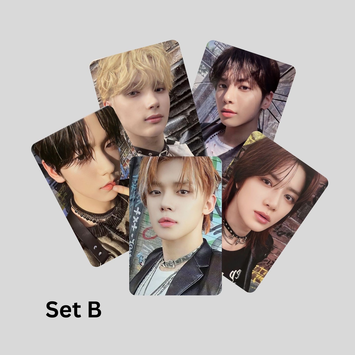 TXT Freefall Photocards Versions