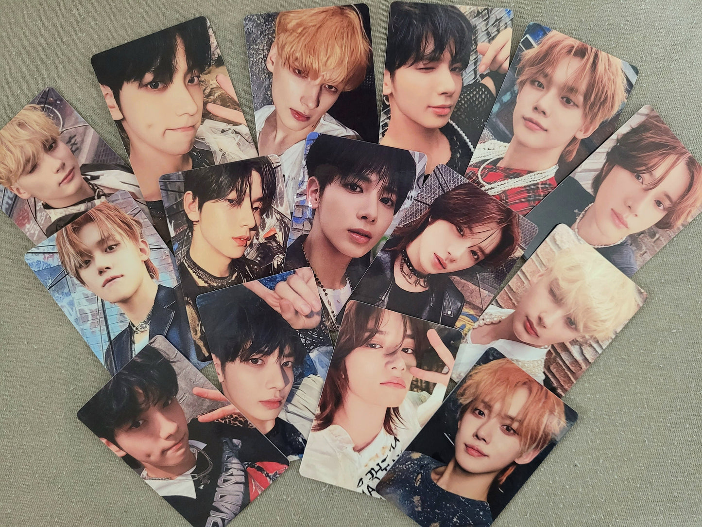TXT Freefall Photocards Versions