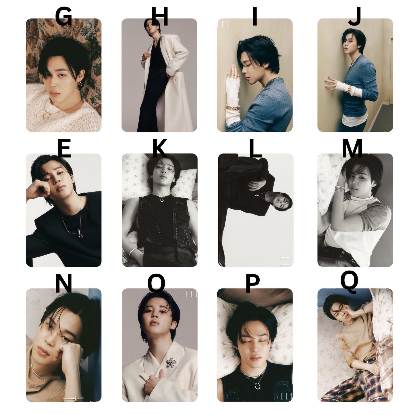BTS Jimin Cover Photocards