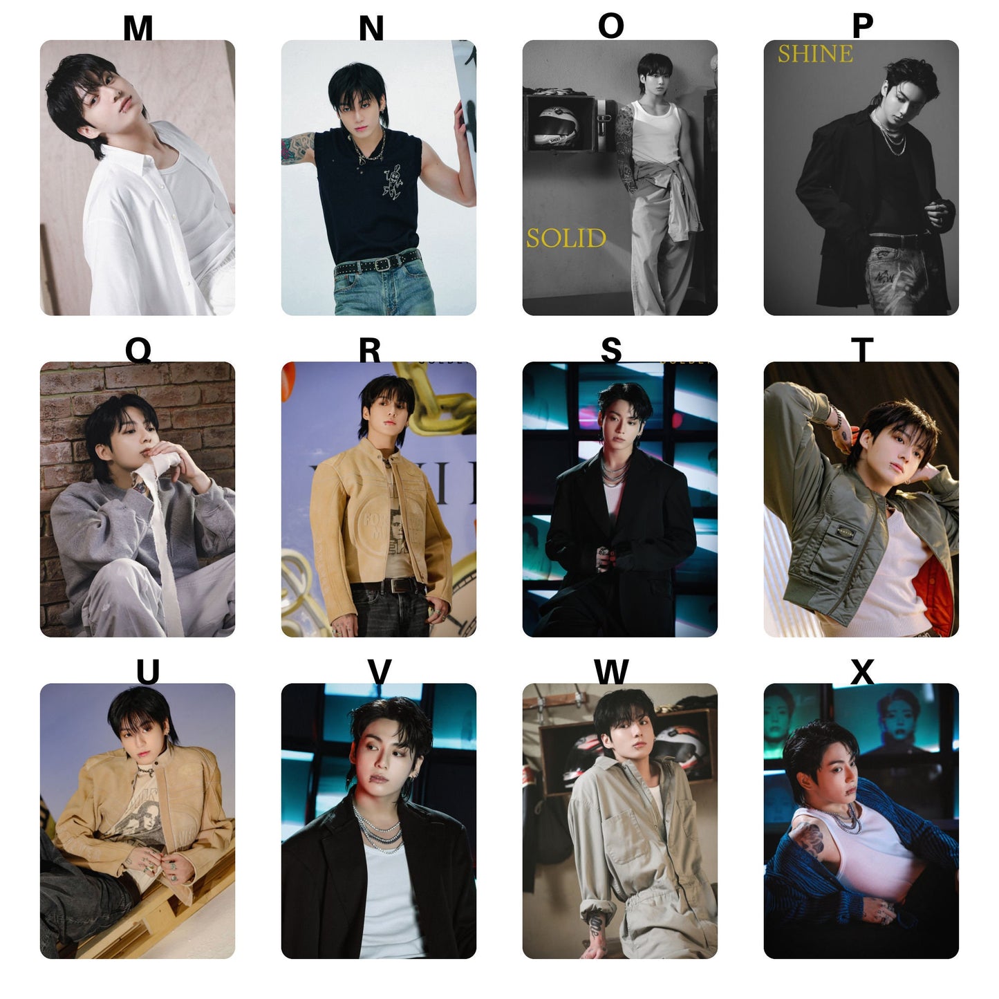 Jungkook Golden Sketch Photocards
