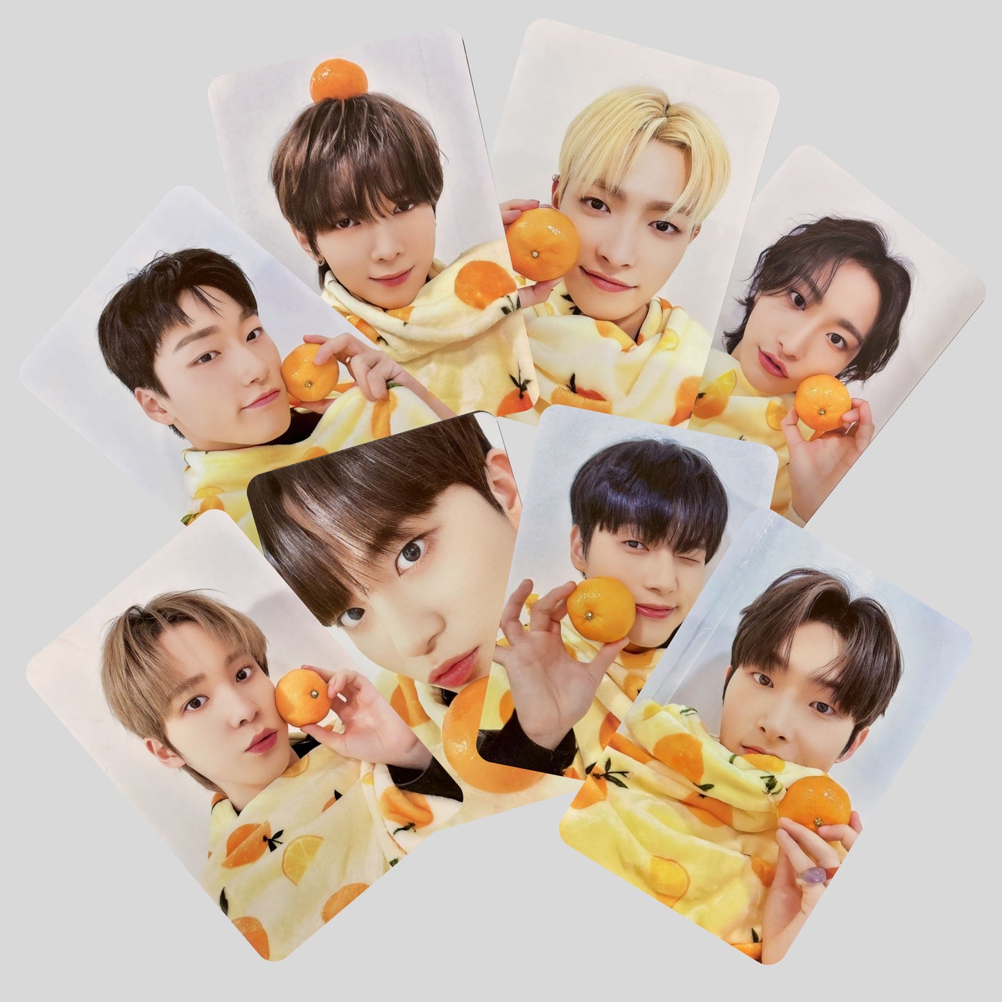 Ateez Ep Fin Will Tangerine Blanket Photocards POB