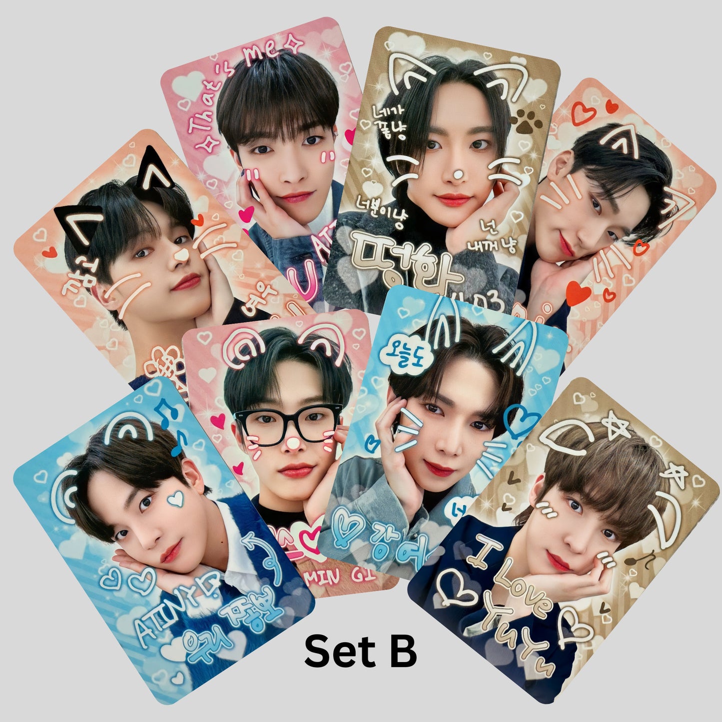 Ateez Ep Fin Will Photocards Cat Ears Luckydraw