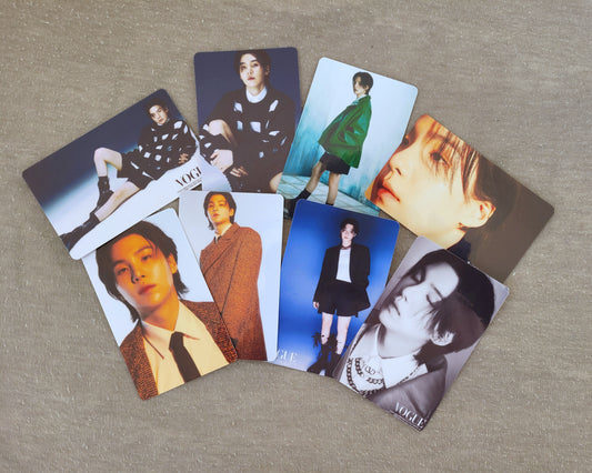 BTS Suga Japan Fashion Photocards
