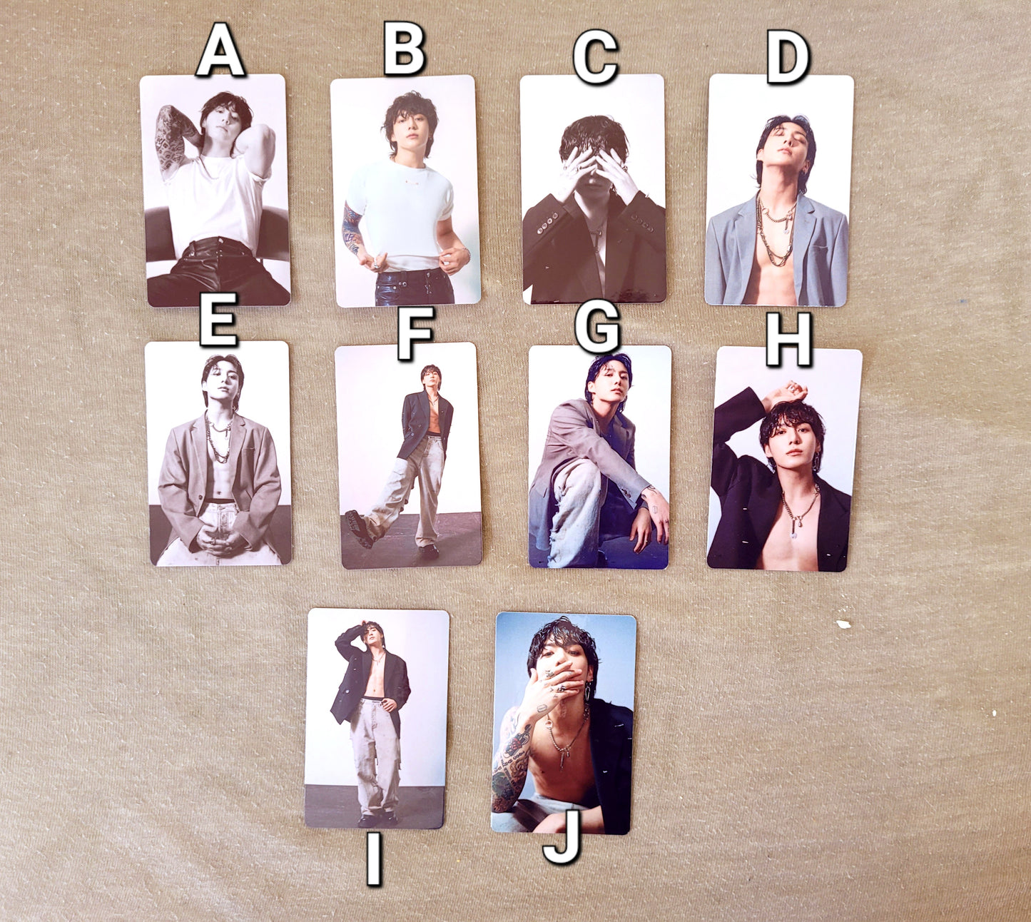 BTS Jungkook Seven Photocards Set